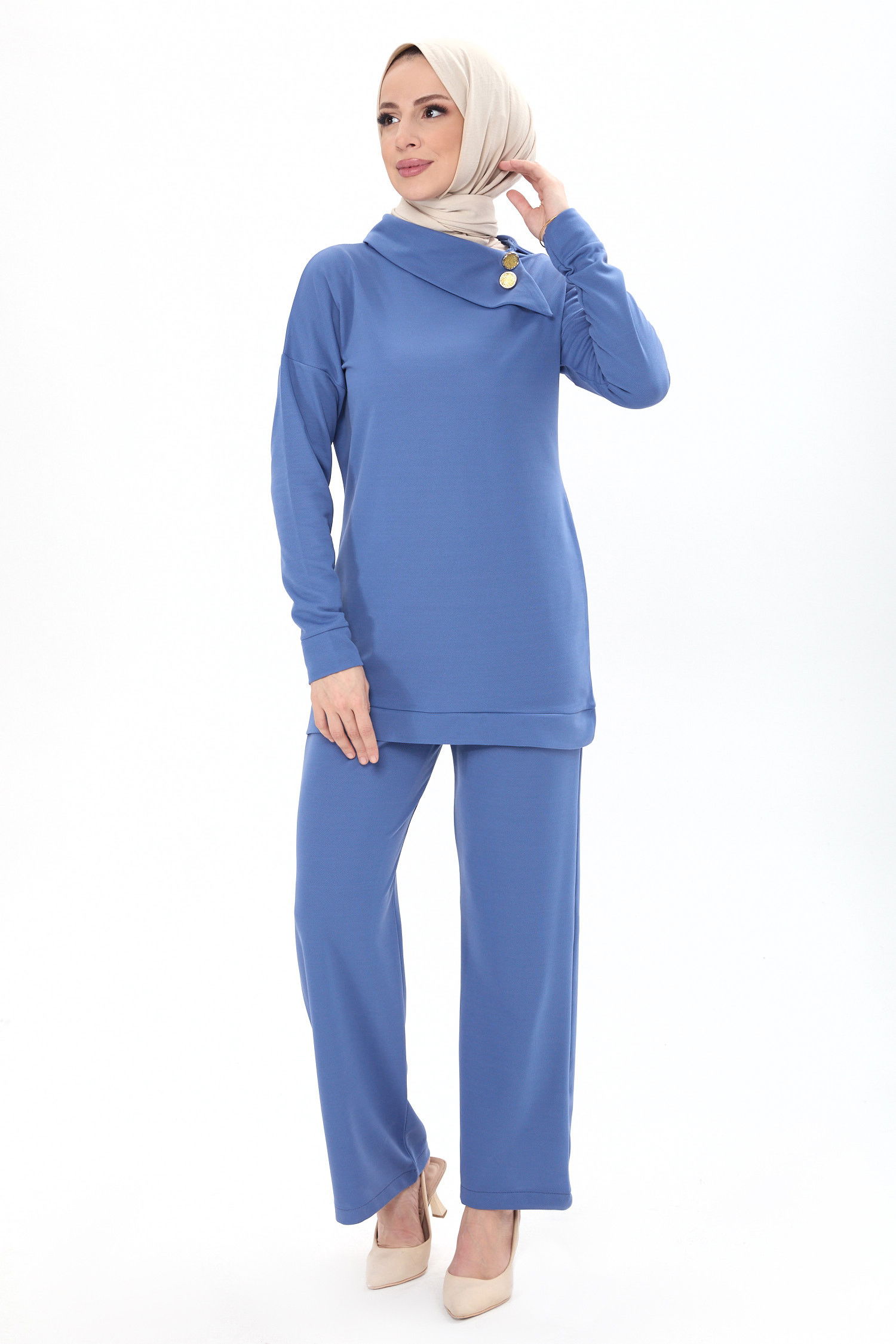 Tunik Pantolon Mavi - 13076 MAVİ
