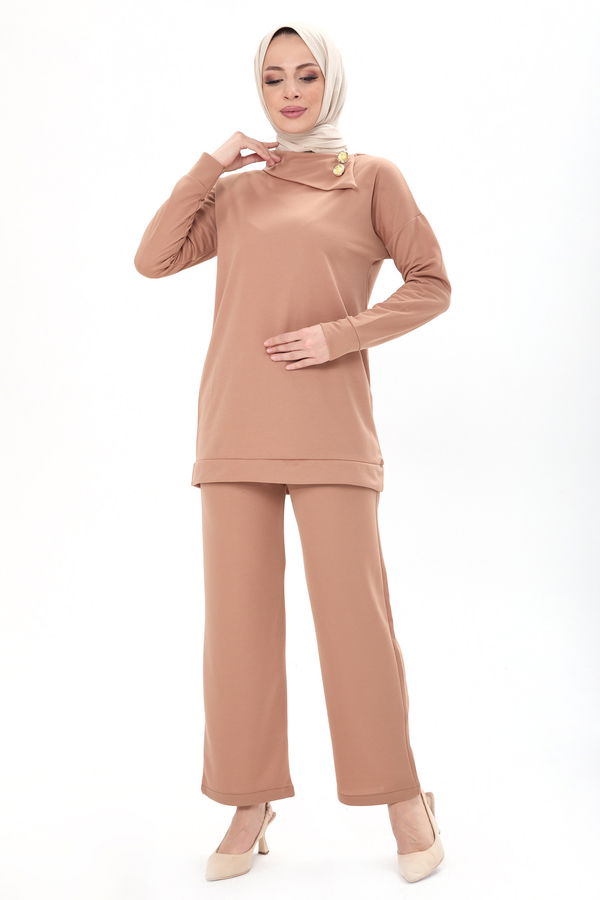 Tunik Pantolon Vizon - 13076 VİZON