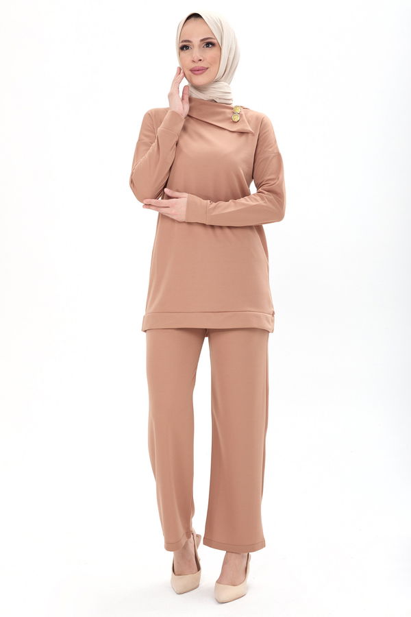 Tunik Pantolon Vizon - 13076 VİZON