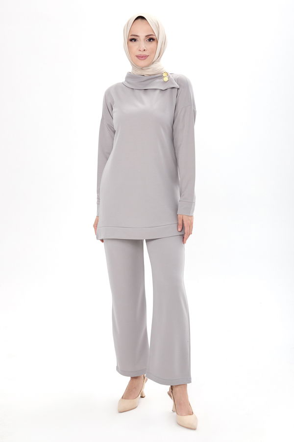 Tunik Pantolon Gri - 13076 GRİ