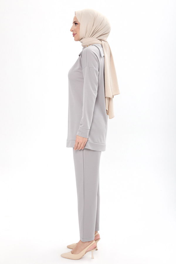Tunik Pantolon Gri - 13076 GRİ