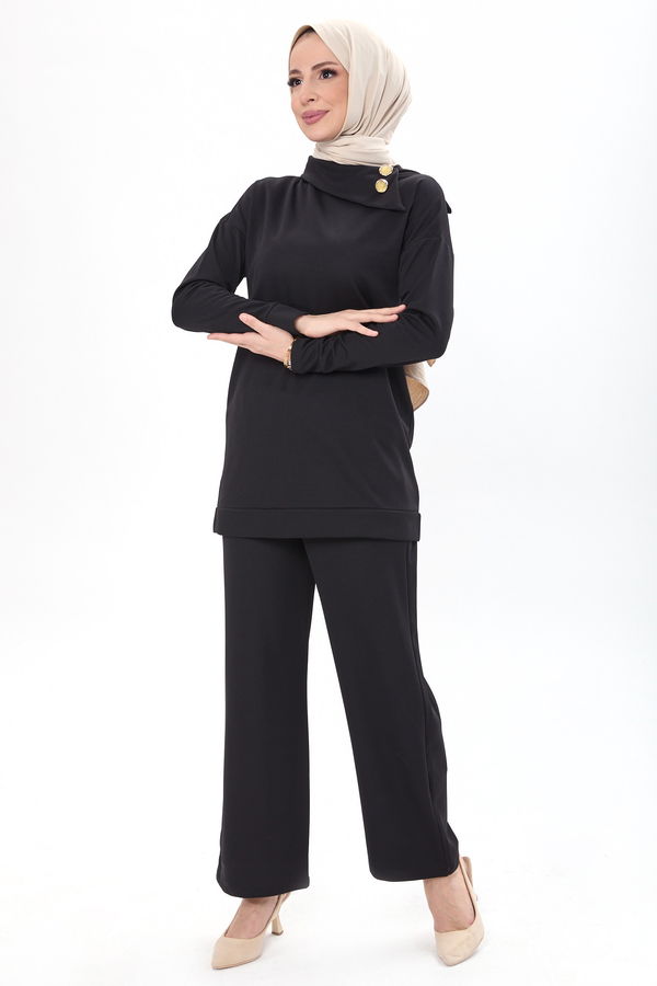 Tunik Pantolon Siyah - 13076 SİYAH