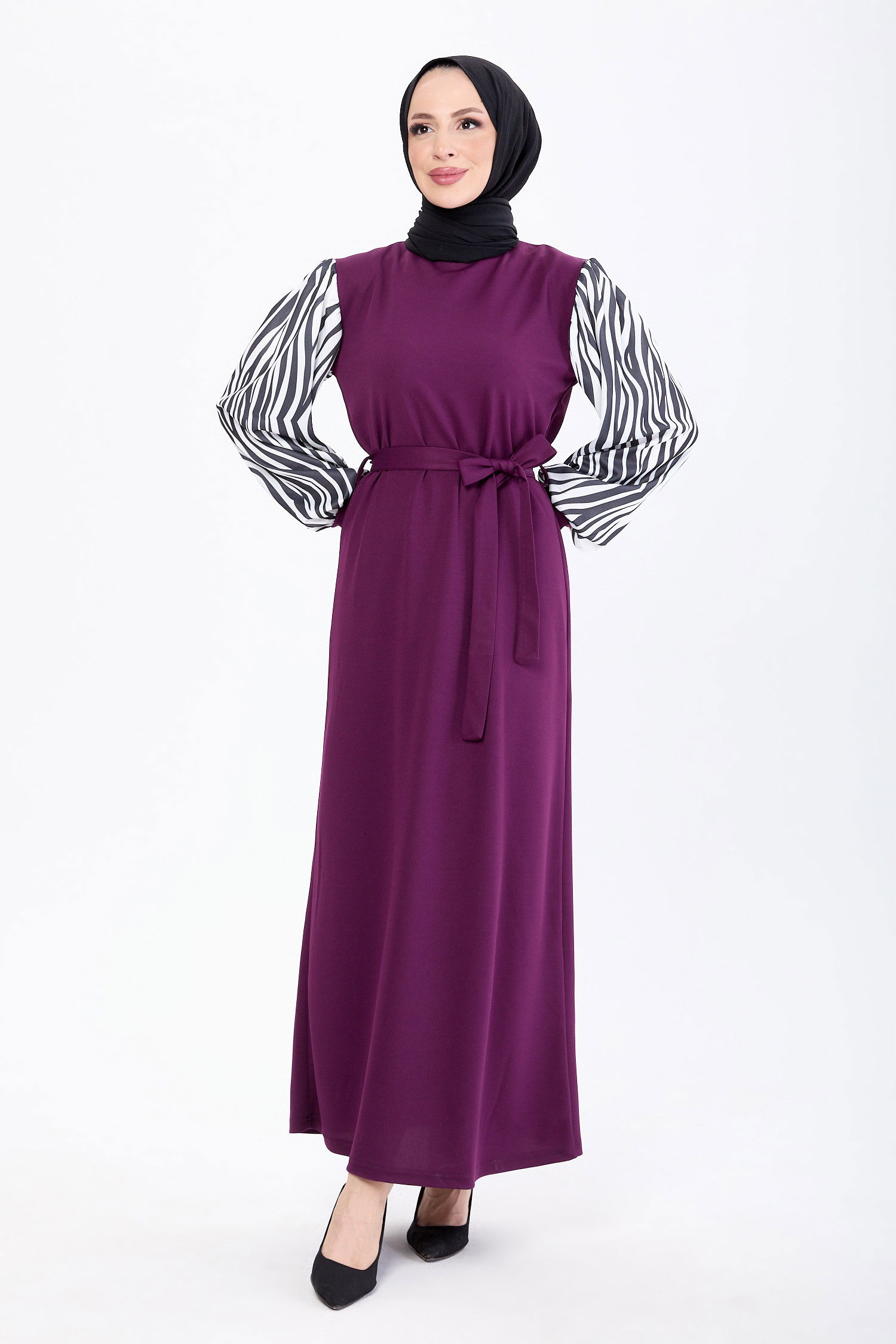 Elbise Mor - 13079