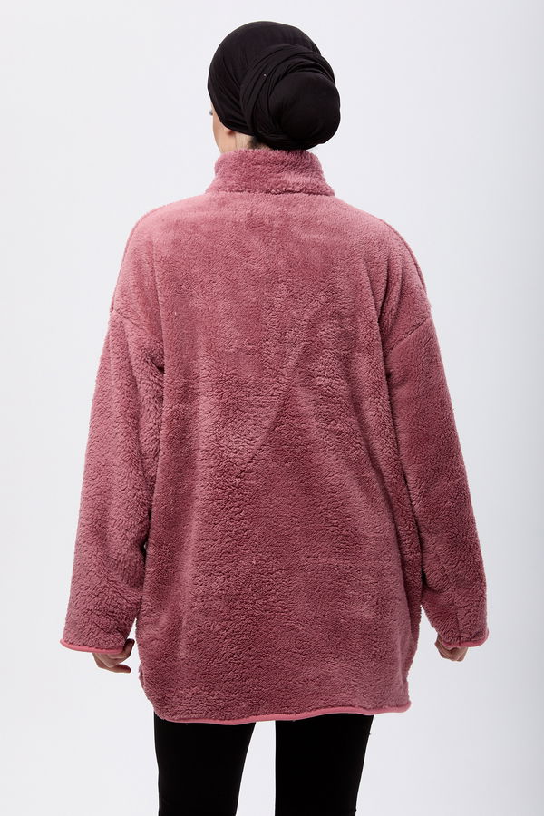 Peluş Sweat Pembe - 13083 PEMBE