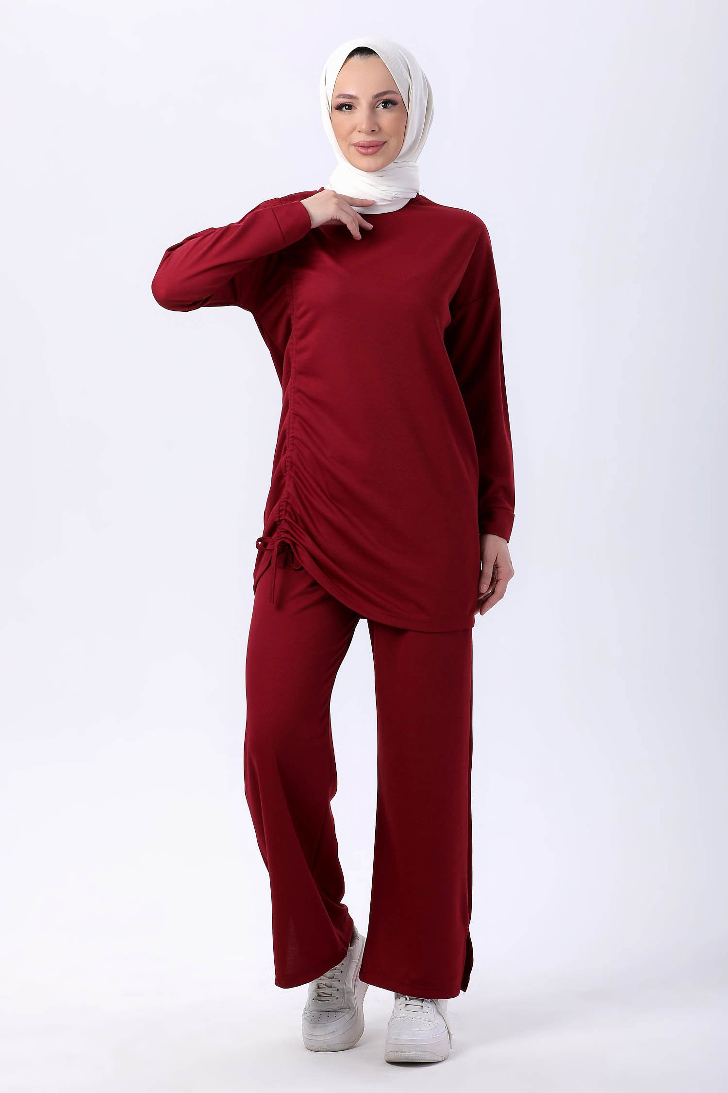 Tunik Pantolon Bordo - 13093 BORDO