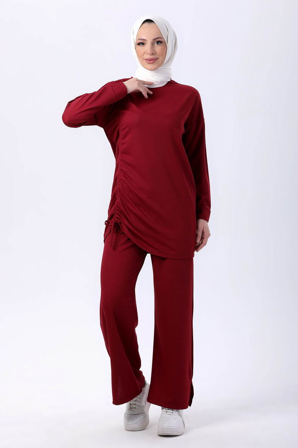 Tunik Pantolon Bordo - 13093 BORDO