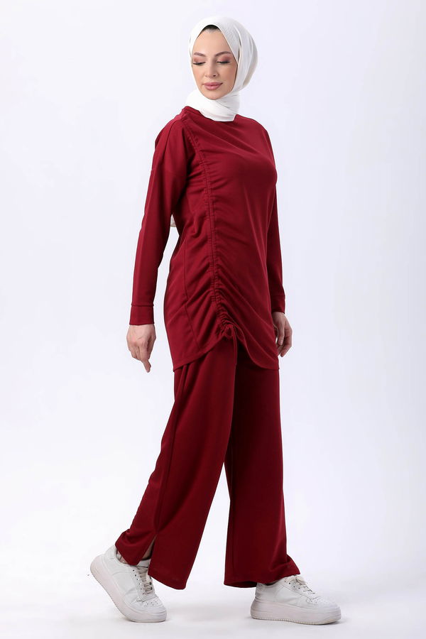 Tunik Pantolon Bordo - 13093 BORDO