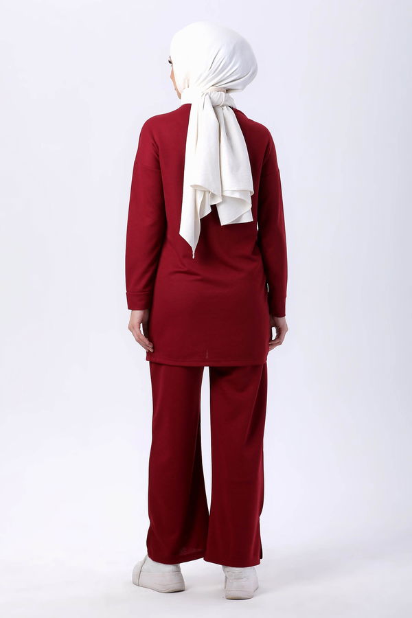 Tunik Pantolon Bordo - 13093 BORDO