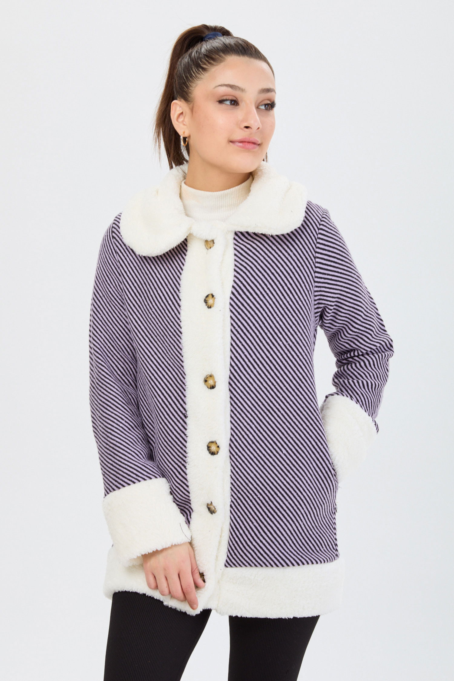 Ceket Lila - 13095 LİLA