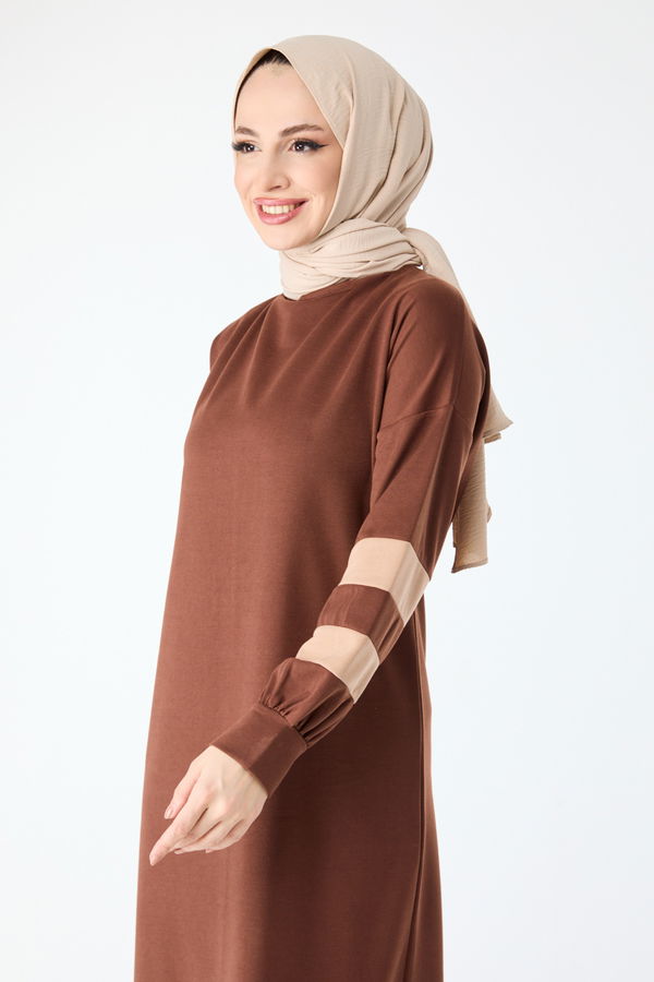Elbise Kahverengi - 13111 KAHVERENGİ