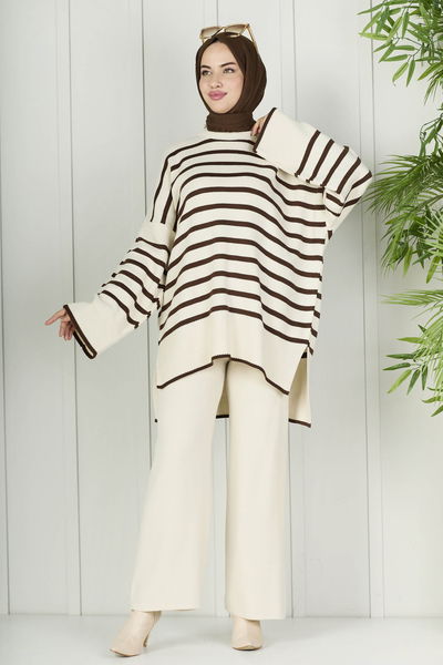 Tunik Pantolon Ekru - 21125