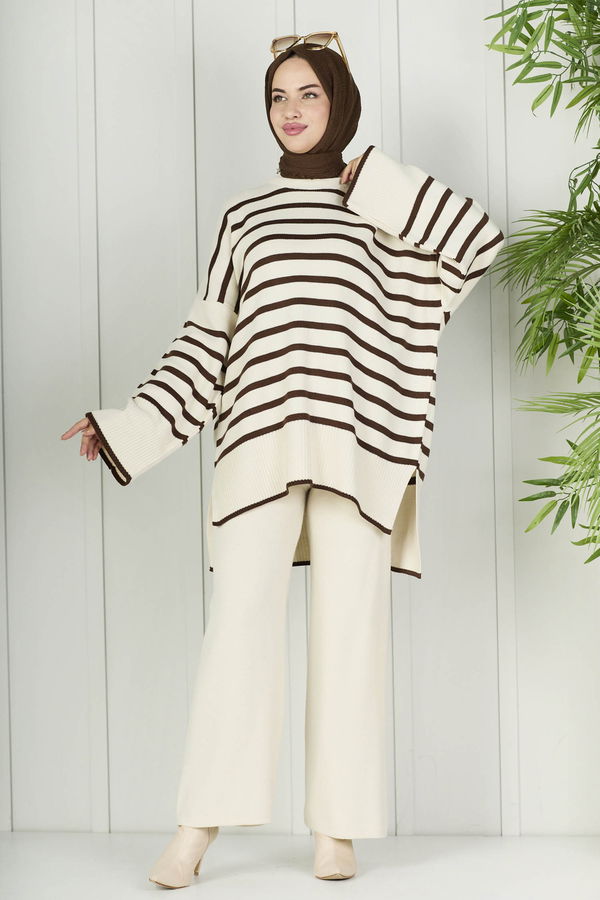 Tunik Pantolon Ekru - 21125