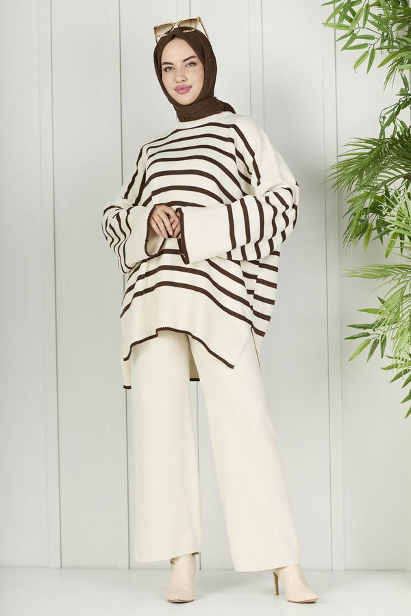 Tunik Pantolon Ekru - 21125