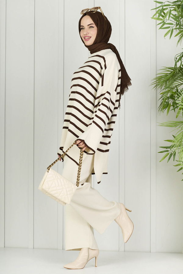 Tunik Pantolon Bej - 21125 BEJ