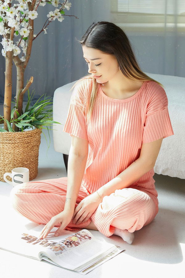 Eşofman Takımı Pembe - 22488 PEMBE