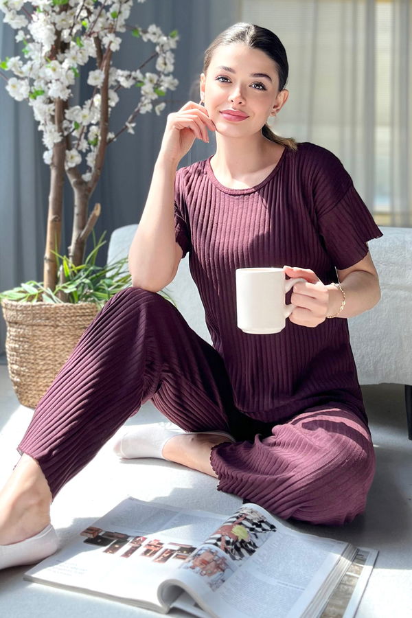 Eşofman Takımı Bordo - 22488