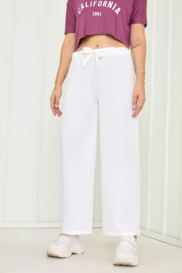 Pantolon Beyaz - 23024