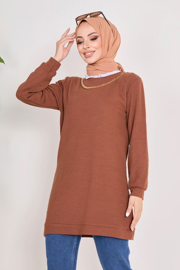 Tunik Kahverengi - 23038