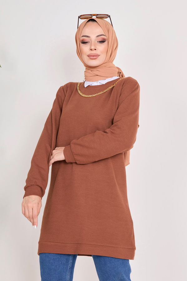 Tunik Kahverengi - 23038
