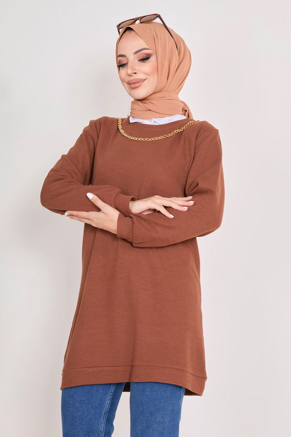 Tunik Kahverengi - 23038