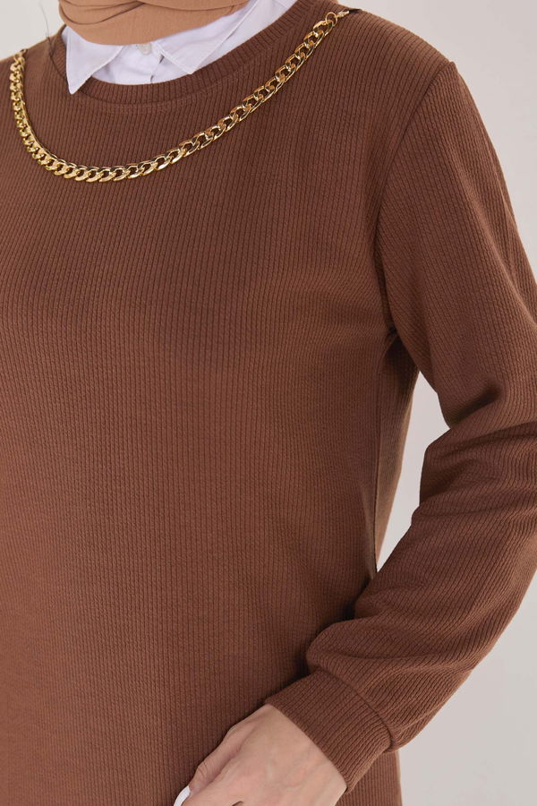 Tunik Kahverengi - 23038