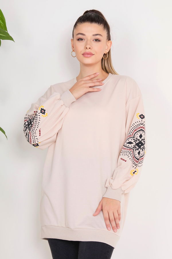 Sweat Bej - 23129