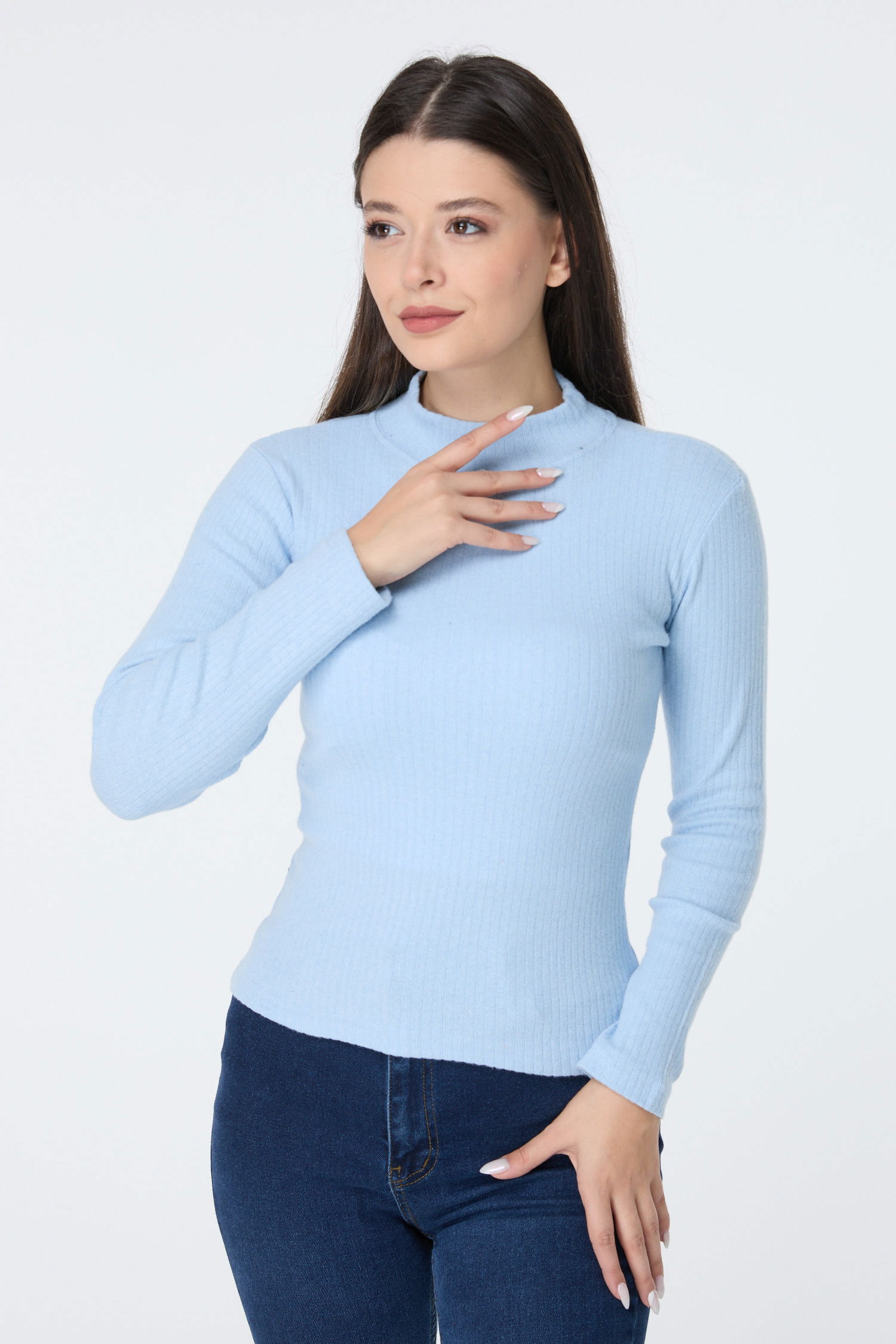 Crop Mavi - 23135 MAVİ