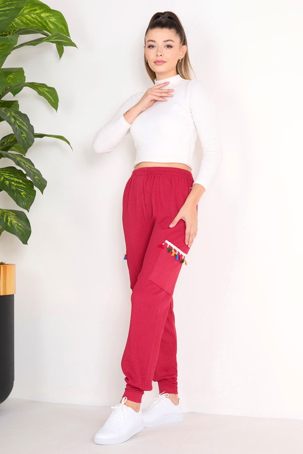 Pantolon Bordo - 23139