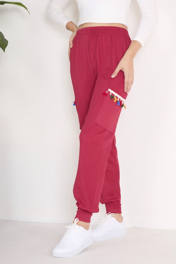 Pantolon Bordo - 23139
