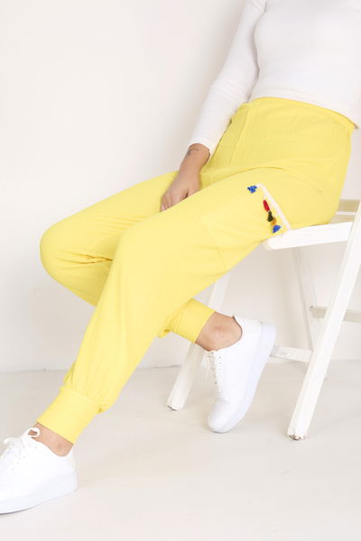 Pantolon Sarı - 23139