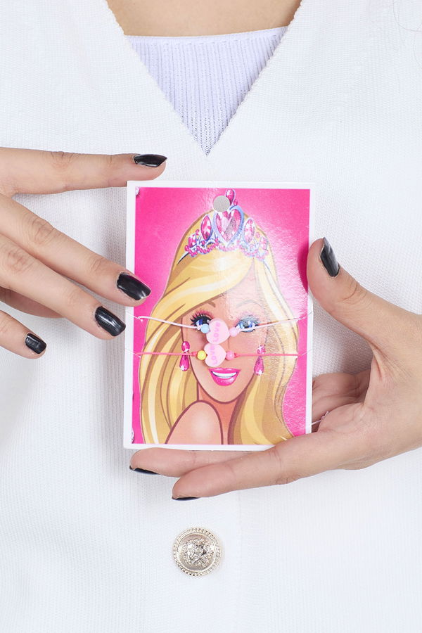 Kadın Pembe Barbie Bileklik - 23314