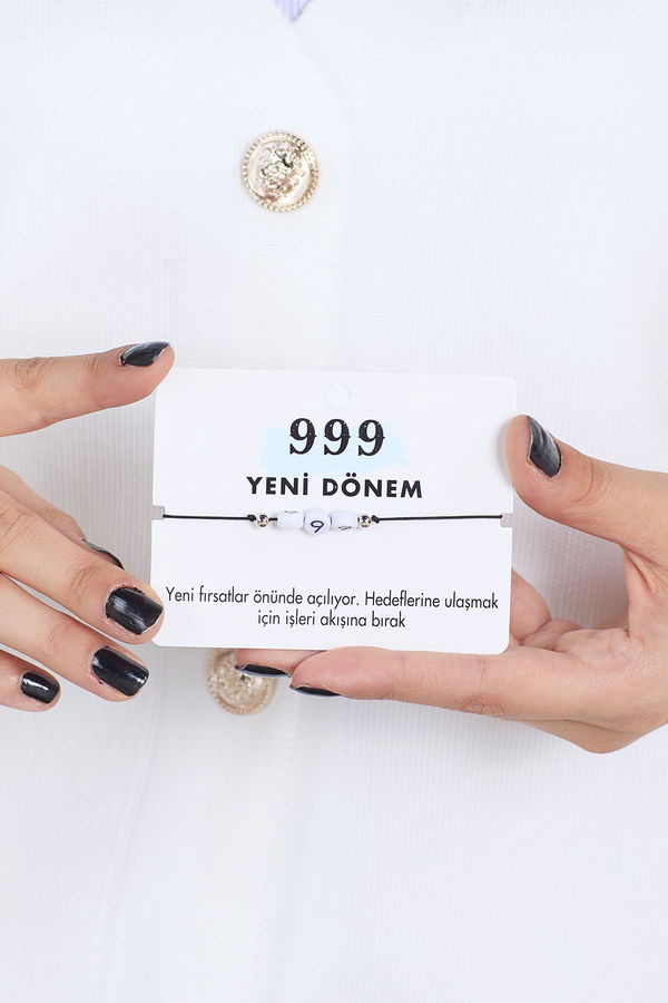Kadın Antrasit Şans Bileklikleri - 23319