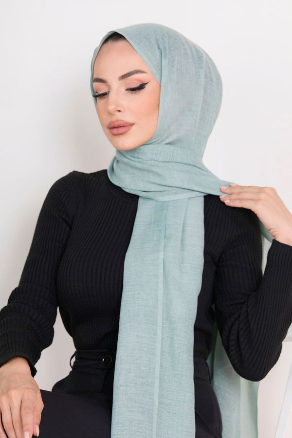 Pamuklu Şal Yeşil - 23351