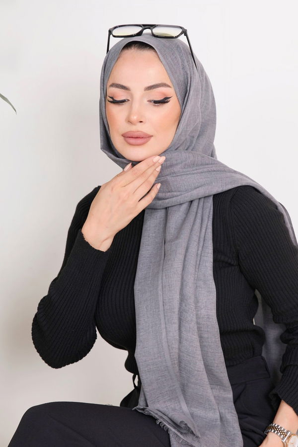 Pamuklu Şal Antrasit - 23351