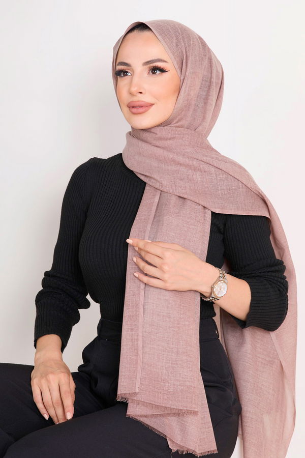 Pamuklu Şal Pembe - 23351