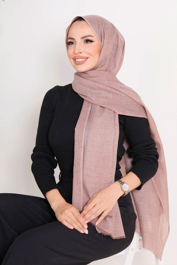Pamuklu Şal Pembe - 23351