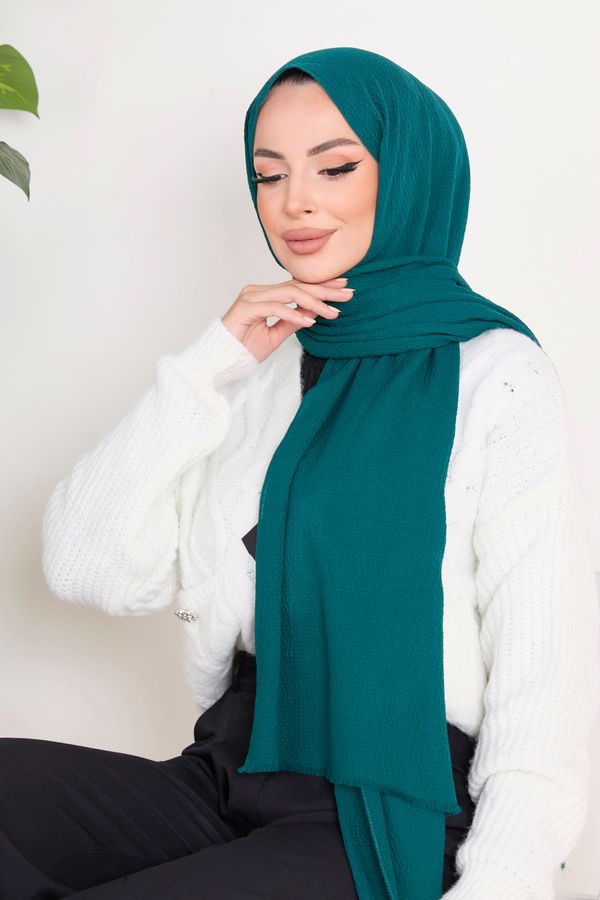 Soft Pamuk Şal Yeşil - 23352 YEŞİL