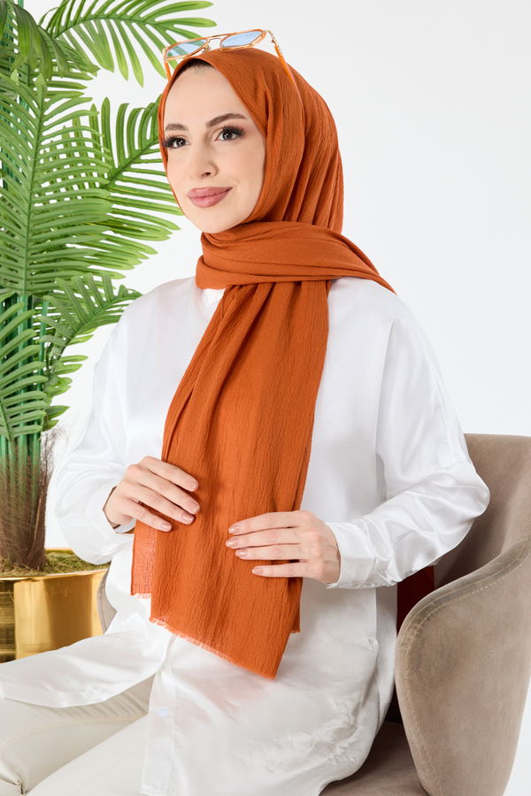 Soft Pamuk Şal Kiremit - 23352