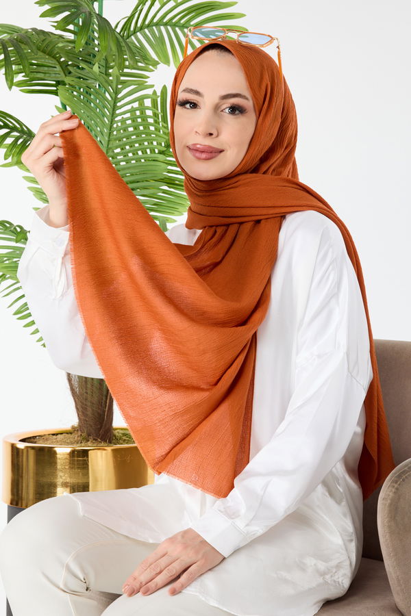 Soft Pamuk Şal Kiremit - 23352