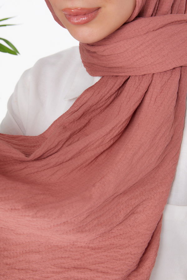 Soft Pamuk Şal Pembe - 23352 PEMBE