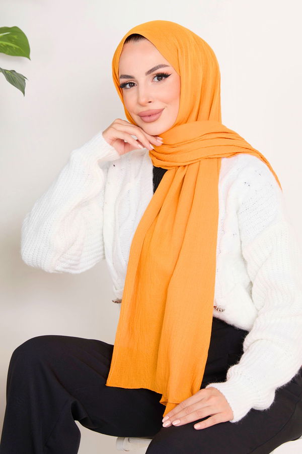 Soft Pamuk Şal Turuncu - 23352