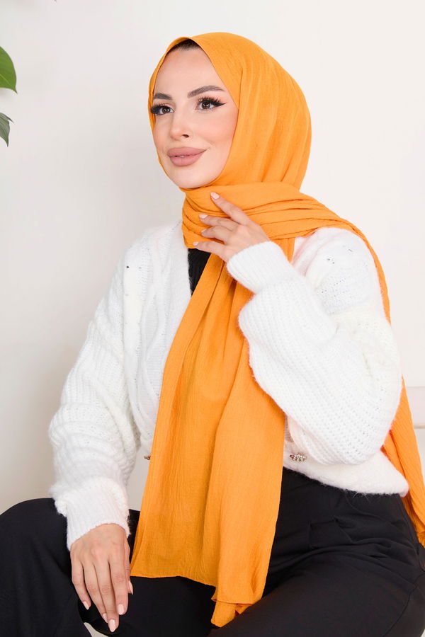 Soft Pamuk Şal Turuncu - 23352