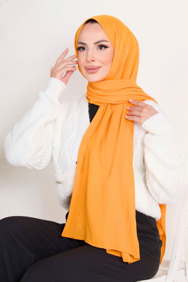 Soft Pamuk Şal Turuncu - 23352