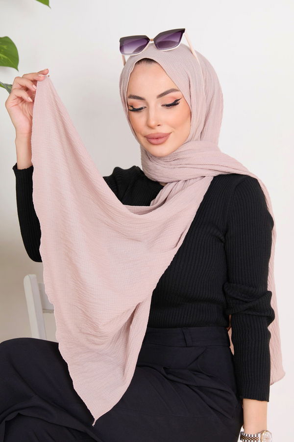 Soft Pamuk Şal Bej - 23352