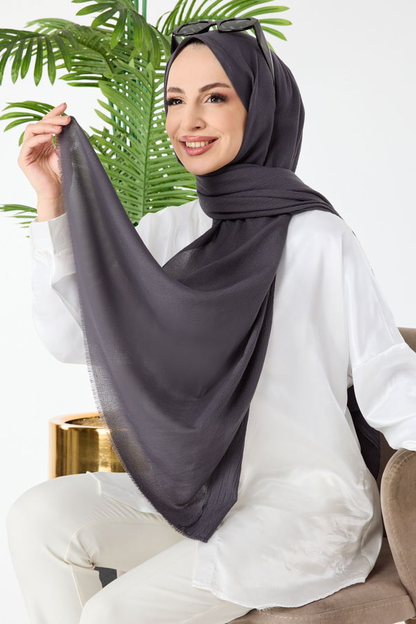 Soft Pamuk Şal Antrasit - 23352 ANTRASİT