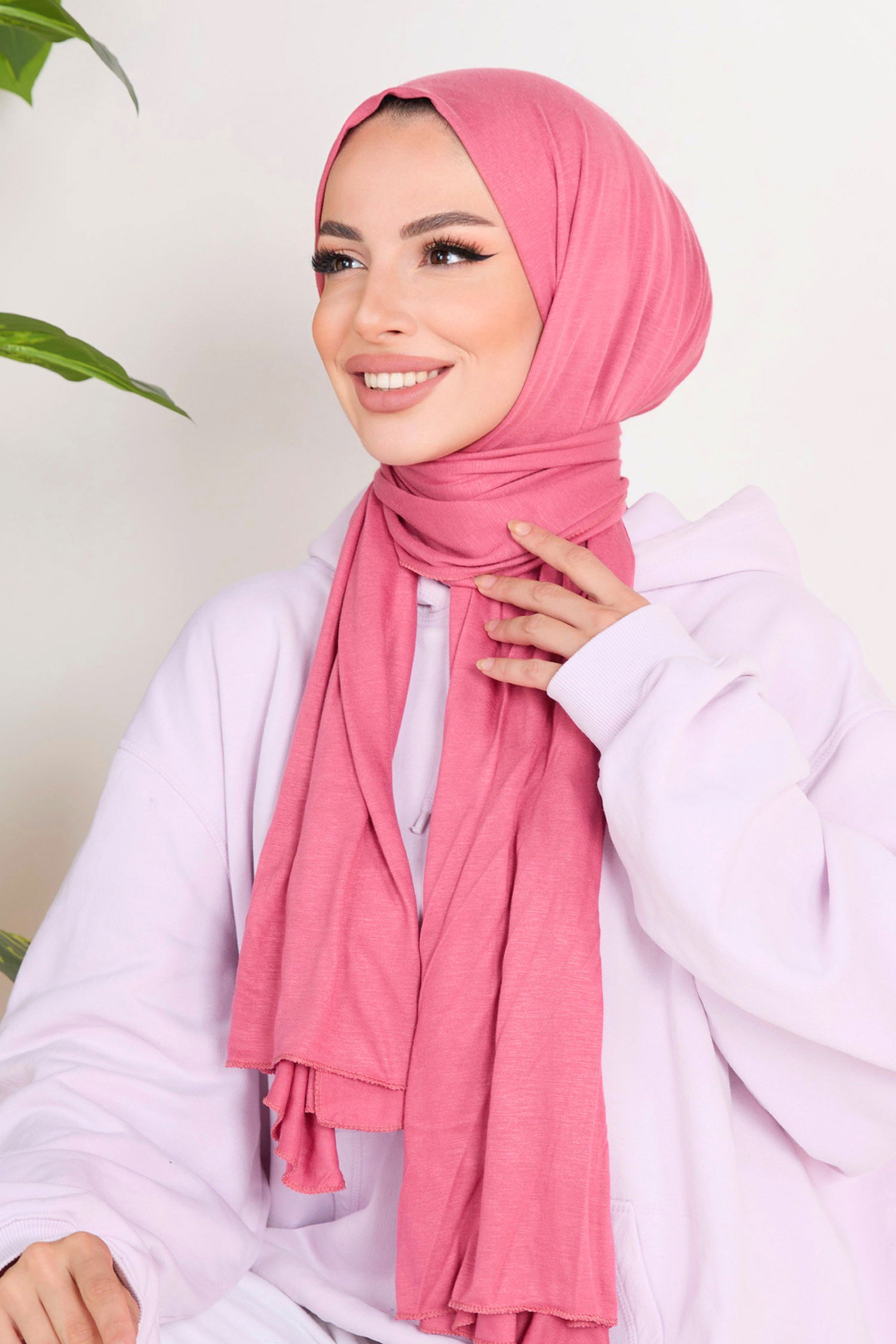 Penye Şal Pembe - 23353