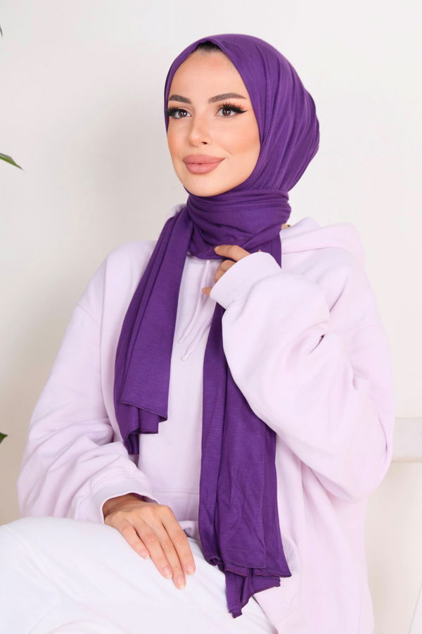 Penye Şal Mor - 23353