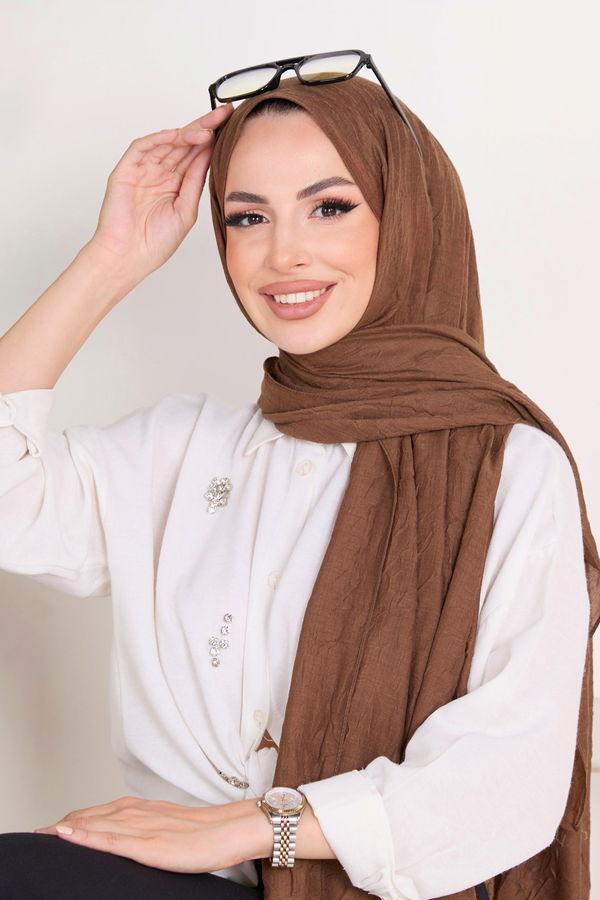 Bambu Şal Kahverengi - 23354 KAHVERENGİ