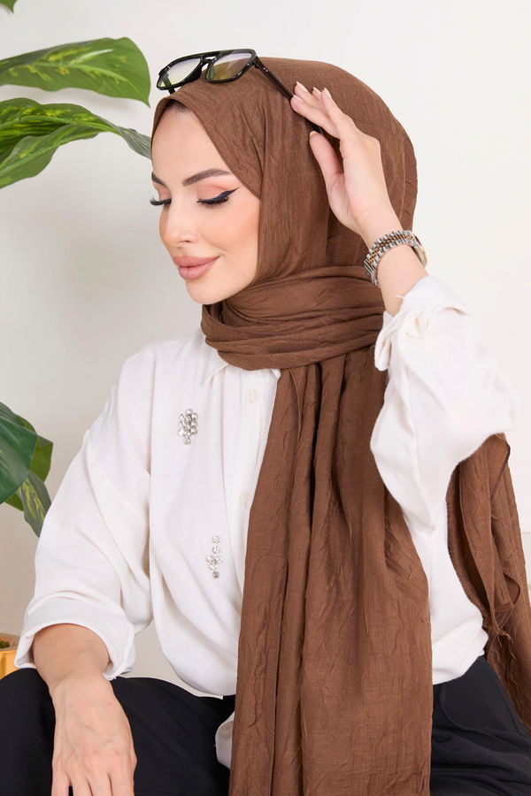 Bambu Şal Kahverengi - 23354 KAHVERENGİ