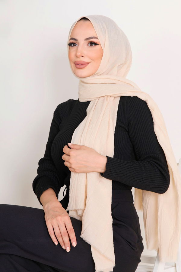 Bambu Şal Bej - 23354